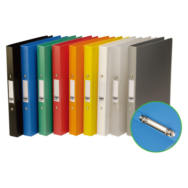 CBS 32002 2-RING BINDER PP 36MM GREEN