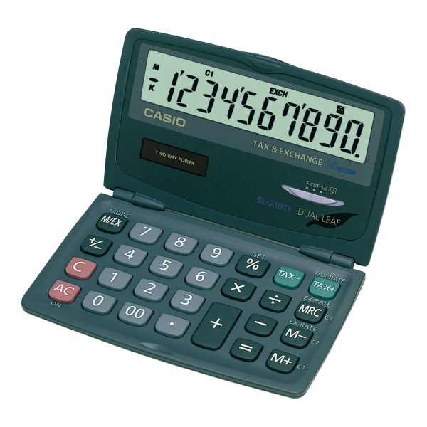 CASIO SL210TE POCKET CALCULATOR