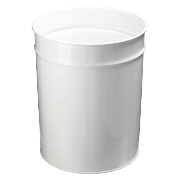 WASTE BIN METAL 20L WH