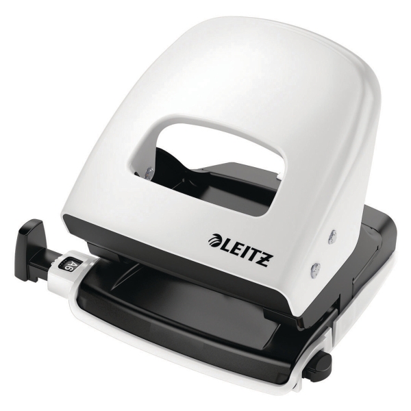 LEITZ NEXXT WOW 2-HOLE PUNCH WHITE