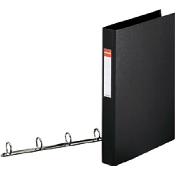 ESSELTE 20397 4-RING BIND PP A4 35MM BLK