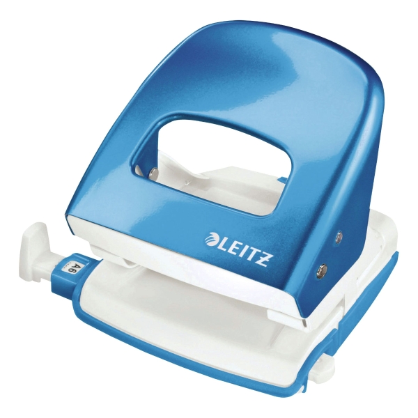 LEITZ NEXXT WOW 2-HOLE PUNCH BLUE