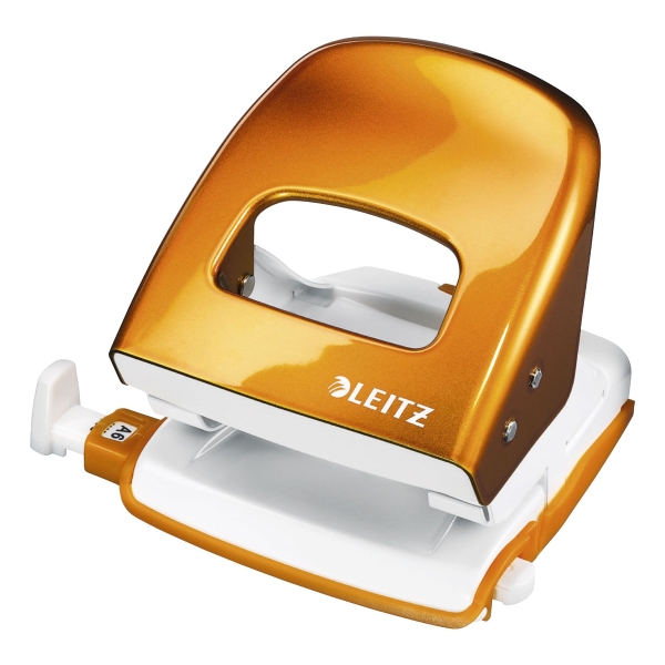 LEITZ NEXXT WOW 2-HOLE PUNCH ORANGE