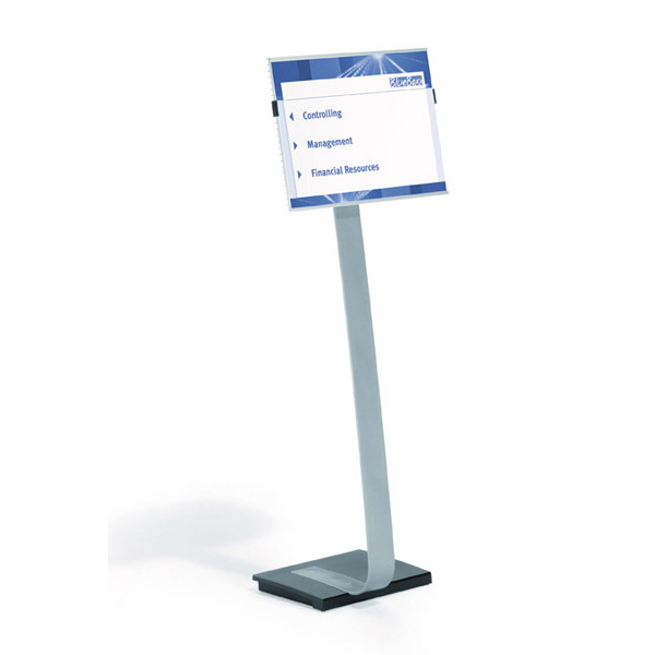 DURABLE 4813-23 INFO SIGN STAND A3 ALU