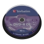 PK10 VERBATIM DVD+R DL 8.5GB 8X SPINDLE