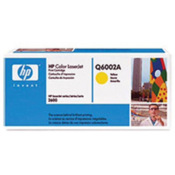 HP 124A LASER TONER CARTRIDGE Q6002A YELLOW