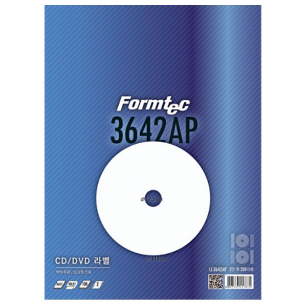 PK100 FORMTEC IJ-3642AP CD LABEL 17,5MM