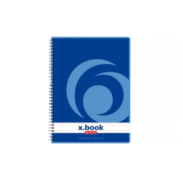 Herlitz Spiral Pad A5, 80 Sheets, Ruled