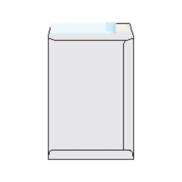 Tašky samolepicí bílé recyklované C4 (229 x 324 mm), 250 ks/balení