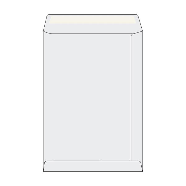 Tašky jednoduché bílé recykl. C4 (229 x 324 mm), 250 kusů/balení