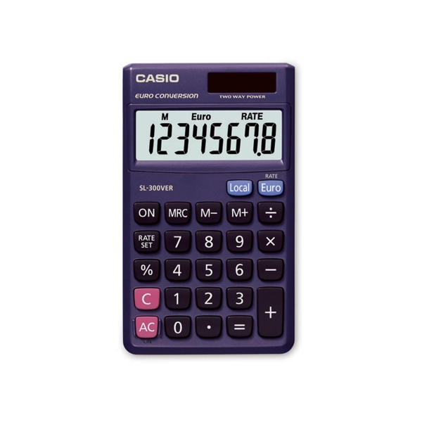 CASIO SL300VER POCKET CALCULATOR 8DIGIT