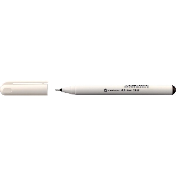 CENTROPEN LINER 2811 FINELINER 0.3MM BLK