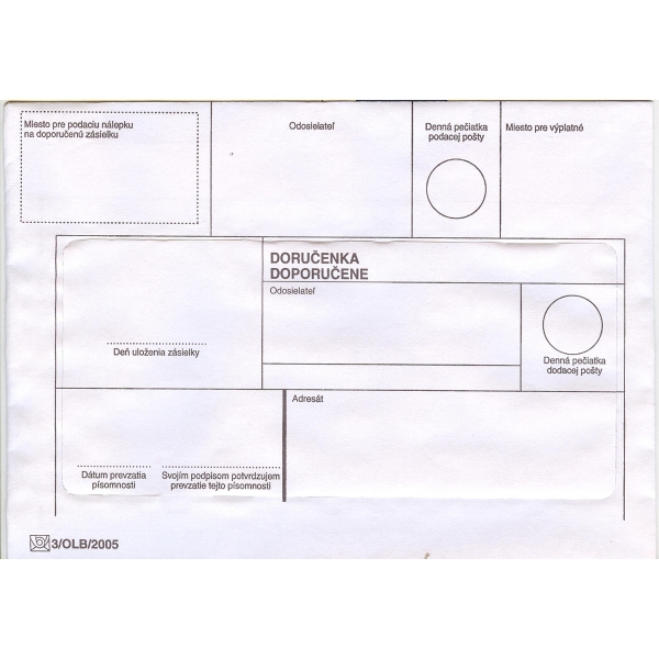 BX50 KRPA ENV B6 W/CONFIRM SELFCOP WH SK