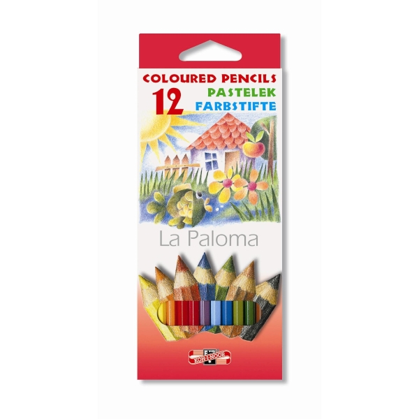 BX12 PALOMA COLOURED PENCIL ASSTD