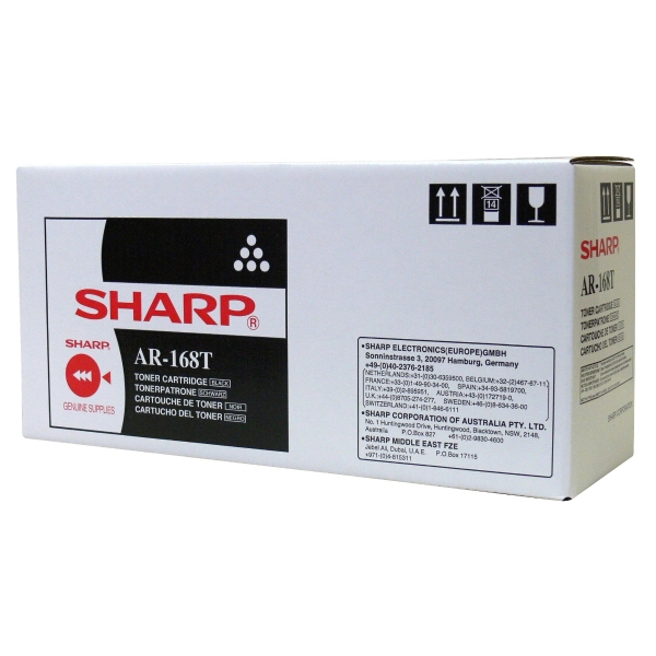 Toner Sharp AR-168T, černý, 8 000 stran