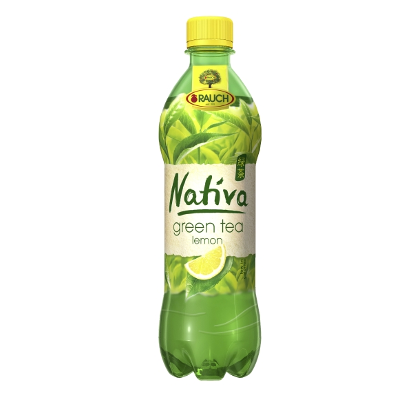 PK12RAUCH NATIVIA GREEN TEA W/LEMON 0.5L