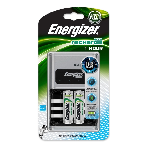 Energizer 1 hodinová nabíječka EU +2AA 2300mAh