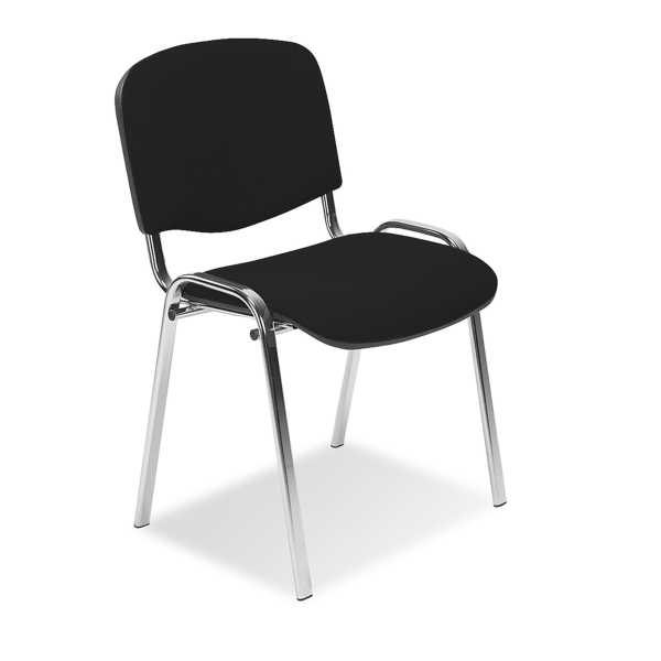 ISO CHROME C STACK. CHAIR BLACK
