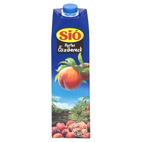 SIO PEACH JUICE TETRAPACK 1L