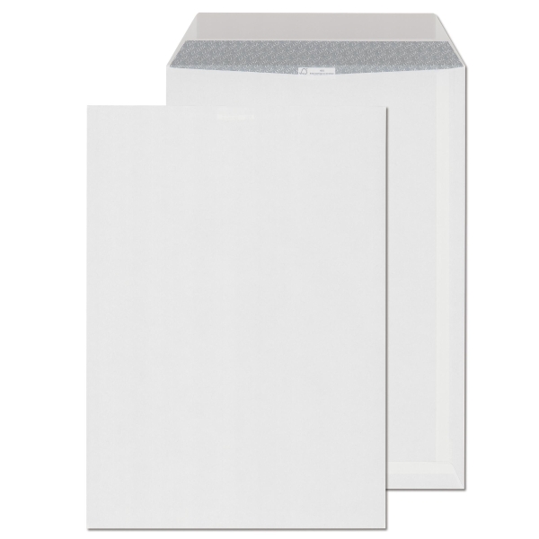 Jednoduchá bílá obálka B4 (250 x 353 mm), 250ks/balení