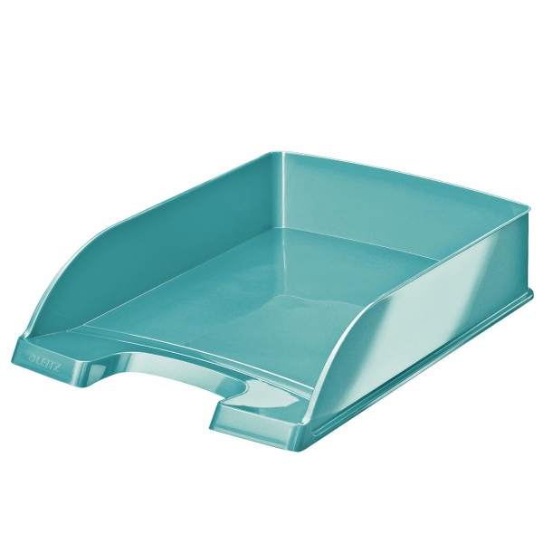 LEITZ WOW 5226 LETTER TRAY ICE BLUE