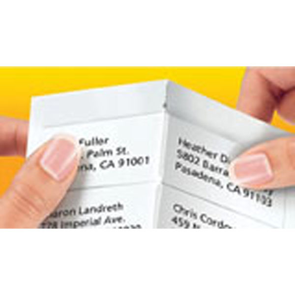 AVERY BLOCKOUT SHIPPING LASER ADDRESS LABELS L7168 - 199.6X143.5MM - BOX OF 200