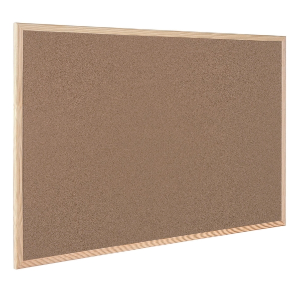 CORK NOTECIBOARD WOOD FRAME 40X60