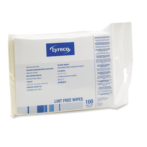 Lyreco Lint-Free Cloths - Pack Of 100