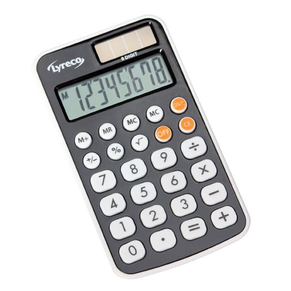 Lyreco Nomad Pocket Calculator 8 Digits