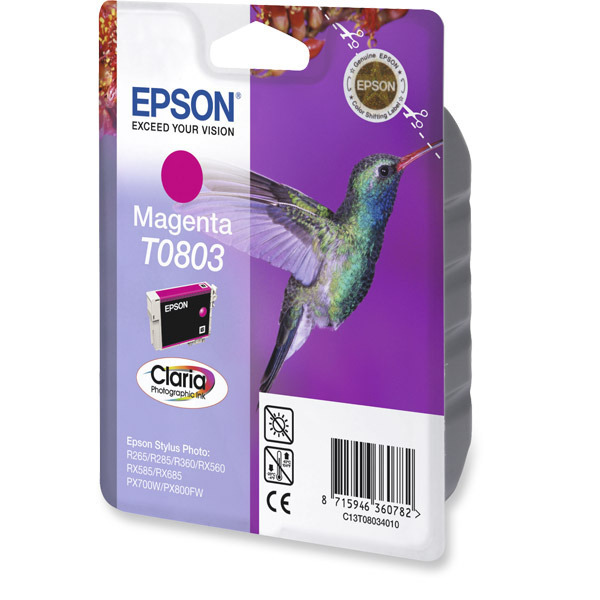 Tintenpatrone Epson T080340, Reichweite: 440 Seiten, magenta