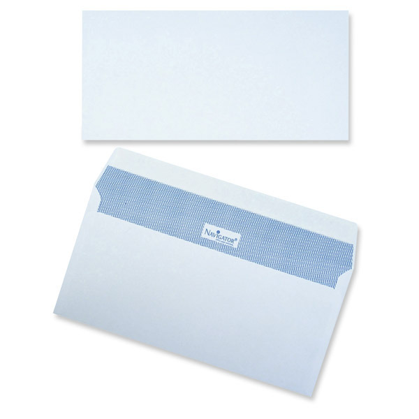 Navigator 11300 Envelopes 110 X 220 Aa White 90 Gram - Box Of 500