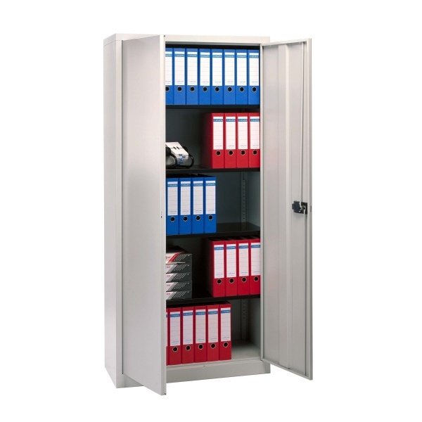 BISLEY STATIONERY CUPBOARD 1.95 L/GRY AT