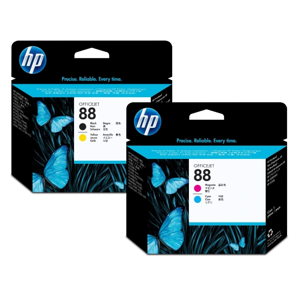 HP 88 C9381A I/JET CART BLK/YLLW