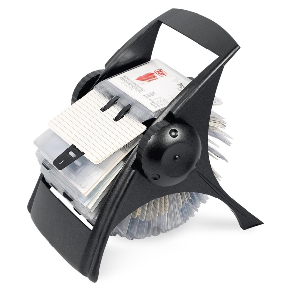 ICO 7570 ROTARY B/CARD FILE 200SHT BLK