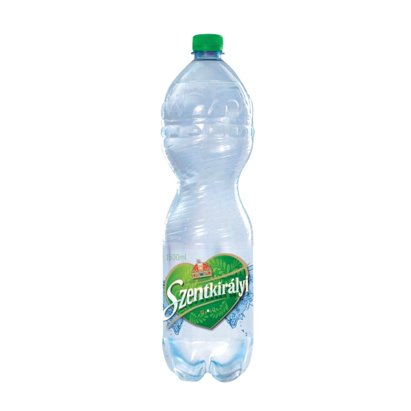 Minerálna voda Szentkirályi jemne sýtená 1,5 l, balenie 6 kusov