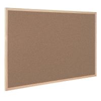 CORK NOTECIBOARD WOOD FRAME 60X90