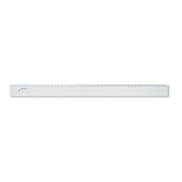 KOH-I-NOOR PLASTIC RULER 50CM TRANSP