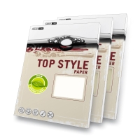 Top Style Tradition papír stukturált felülettel, A4, 250 g/m², fehér, 20 ív/cs