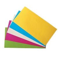 Nobo téglalap moderációs kártyák 9,5 x 20,5cm, 5 színben, 250 darab/csomag