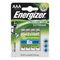 Energizer Extreme újratölthető elem, HR3/AAA, 4 db/csomag