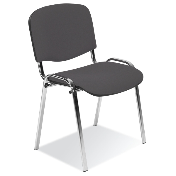 ISO CHROME C STACK. CHAIR ANTRACIT