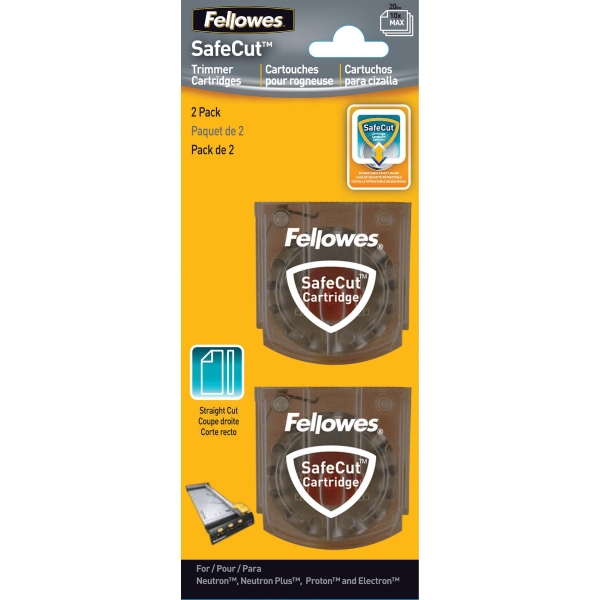 BX2 FELLOWES SAFECUT BLADES STRAIGHT