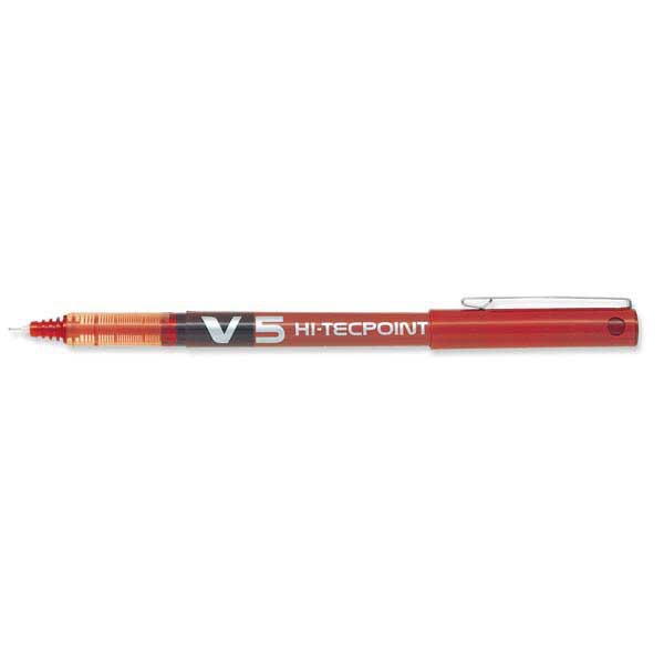 ROLLER ENCRE LIQUIDE PILOT V5 HI-TECPOINT POINTE FINE ROUGE