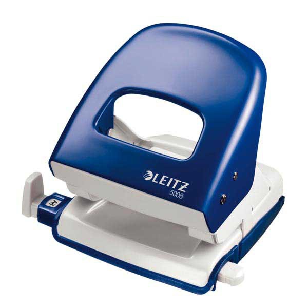 Leitz 5008 2-hole punch steel blue 25 sheets