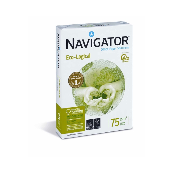 Kopierpapier Navigator Eco-logical A4, 75 g/m2, FSC, Packung à 500 Blatt