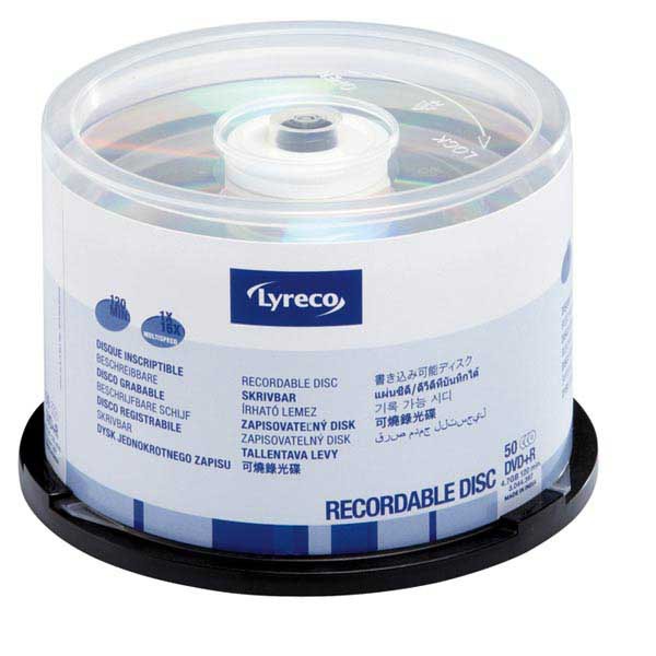 Lyreco DVD+R 4.7GB 1-16x speed spindle - pack of 50