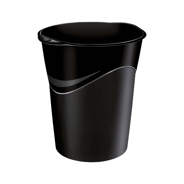 Lyreco waste bin plastic 14 litres black