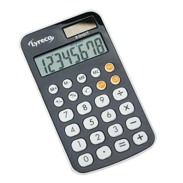 CALCULATRICE DE POCHE LYRECO NOMAD 8 CHIFFRES 1125