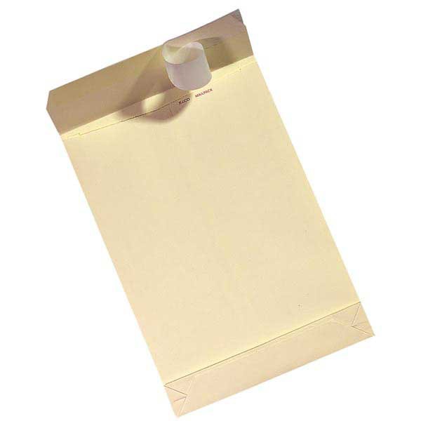 Postal Bag, Elco Kraft, C4, 170 gm2, gusseted, beige (27678.1)