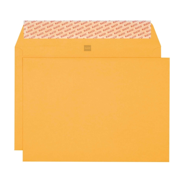 Envelope, Elco Banker, B4, without window, 120 gm2, yellow, Pack of 250 (34973)